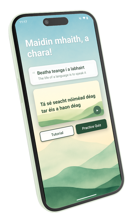 Gaeilge Time App